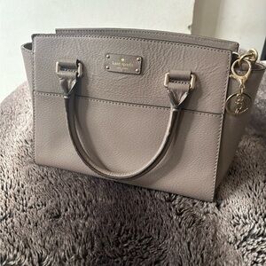 Kate Spade Taupe Satchel Bag
